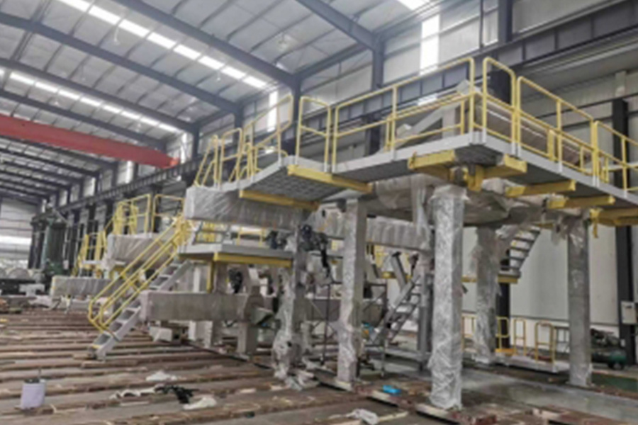 Struktur för papperstillverkningsutrustning